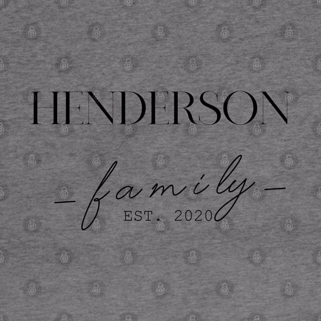 Henderson Family EST. 2020, Surname, Henderson by ProvidenciaryArtist